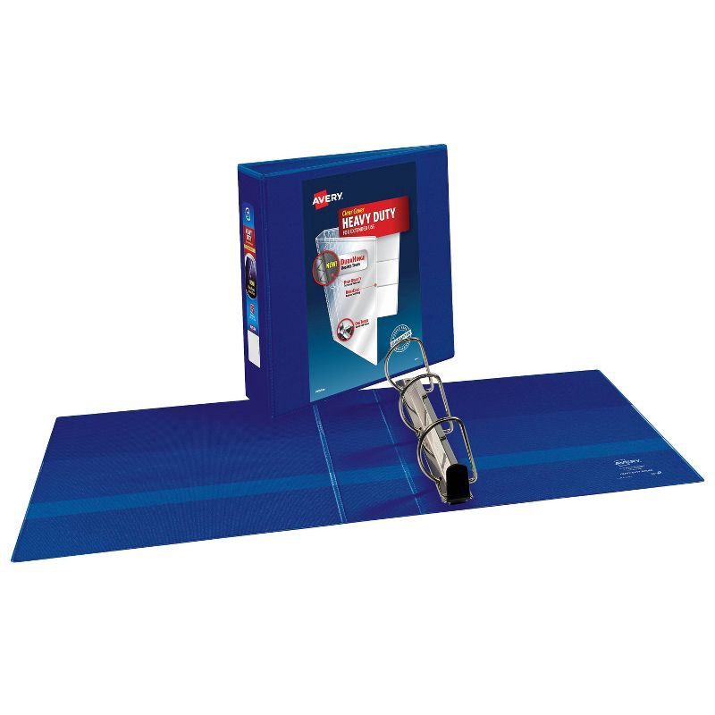 slide 2 of 5, Avery 670 Sheet 3" Heavy Duty Ring Binder Blue, 670 sheets