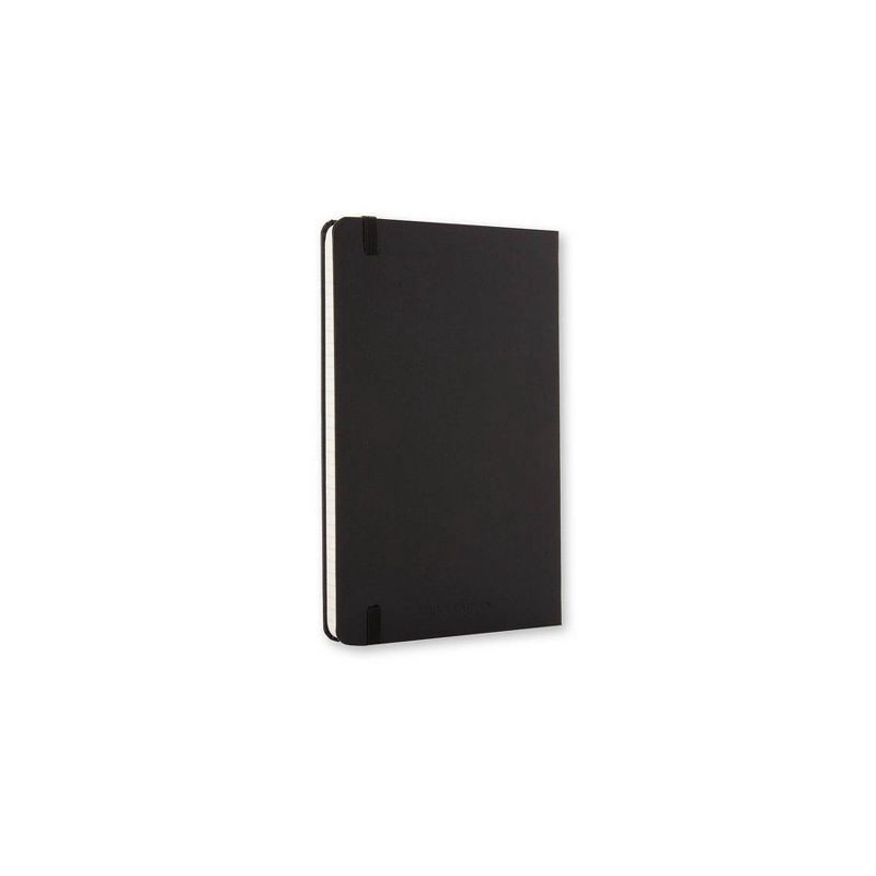 slide 2 of 5, Moleskine College Ruled Solid Composition Notebook 3.5"x 5.5" Black: Pocket Size Journal, Hard Cover, Elastic Closure, 192 Pages, 1 ct
