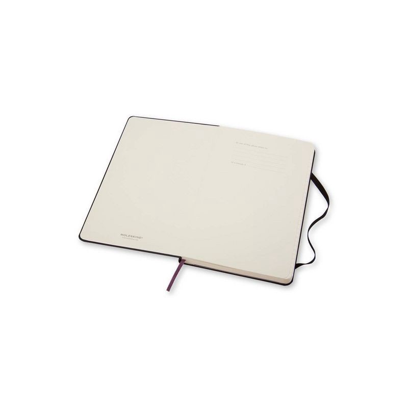 slide 4 of 5, Moleskine College Ruled Solid Composition Notebook 3.5"x 5.5" Black: Pocket Size Journal, Hard Cover, Elastic Closure, 192 Pages, 1 ct