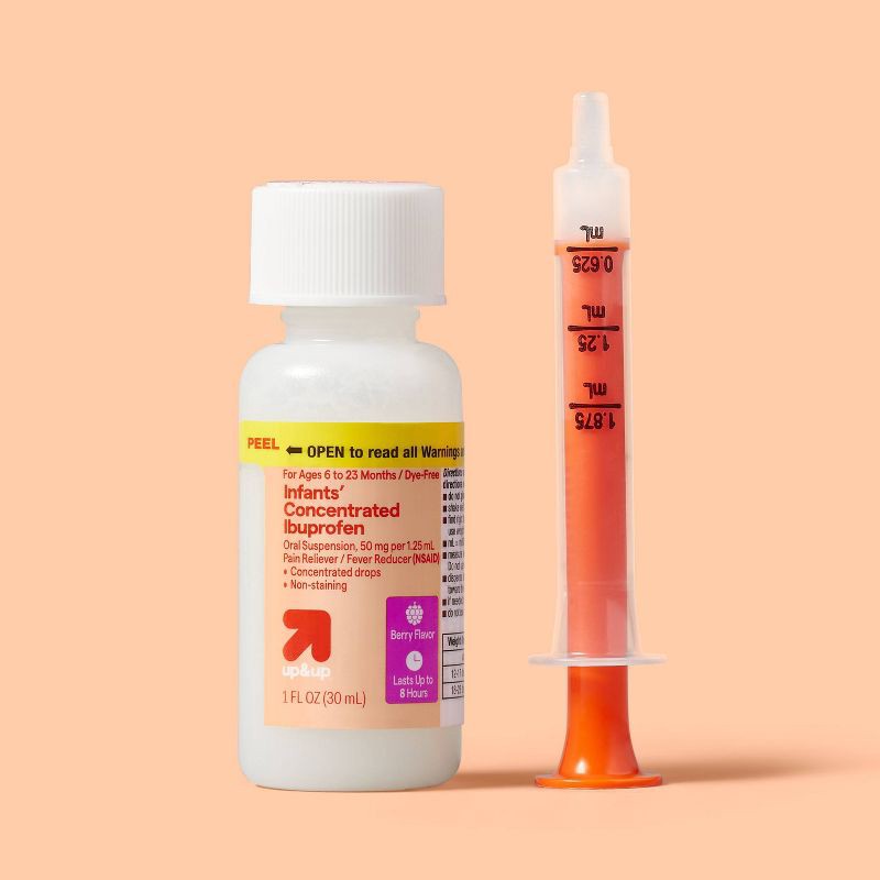 slide 2 of 4, Infants Concentrated Ibuprofen Berry NSAID - 2 fl oz - up&up™, 2 fl oz