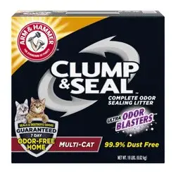 Arm & Hammer Clump & Seal Multi-Cat Litter - 19lbs
