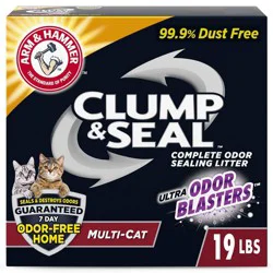 Arm & Hammer Clump & Seal Multi-Cat Clumping Cat Litter - 19lbs