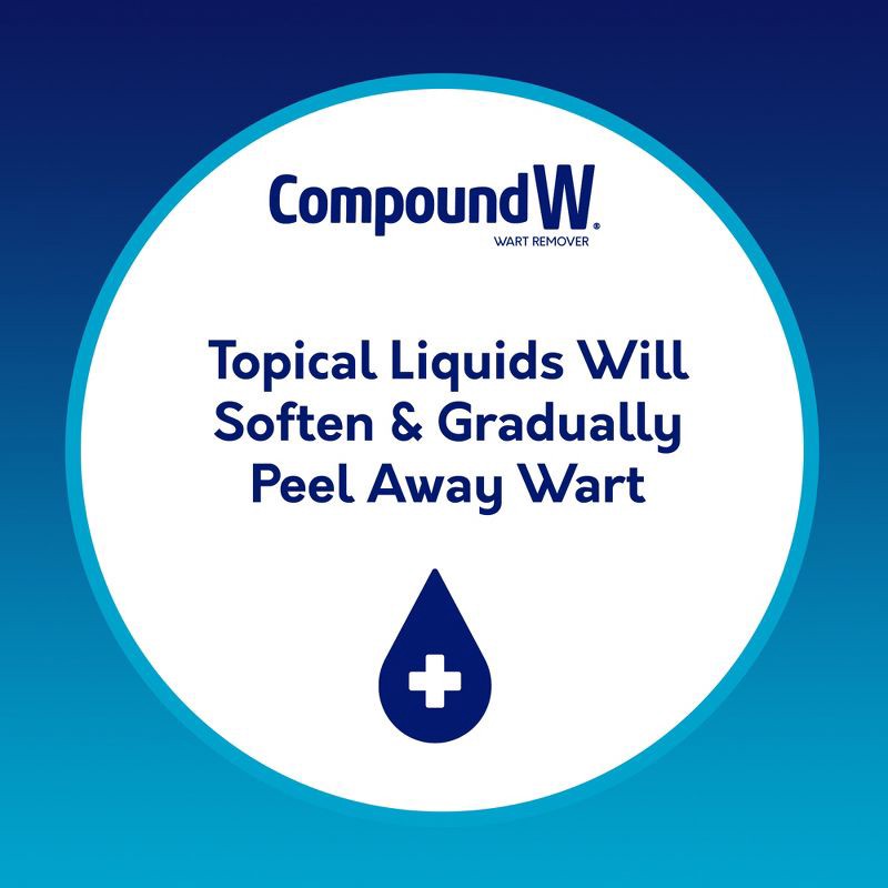slide 3 of 7, Compound W Maximum Strength Fast Acting Liquid Wart Remover - 0.31 fl oz, 0.31 fl oz