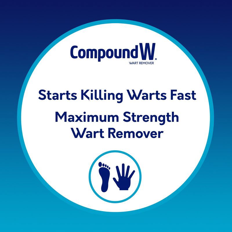 slide 4 of 7, Compound W Maximum Strength Fast Acting Liquid Wart Remover - 0.31 fl oz, 0.31 fl oz