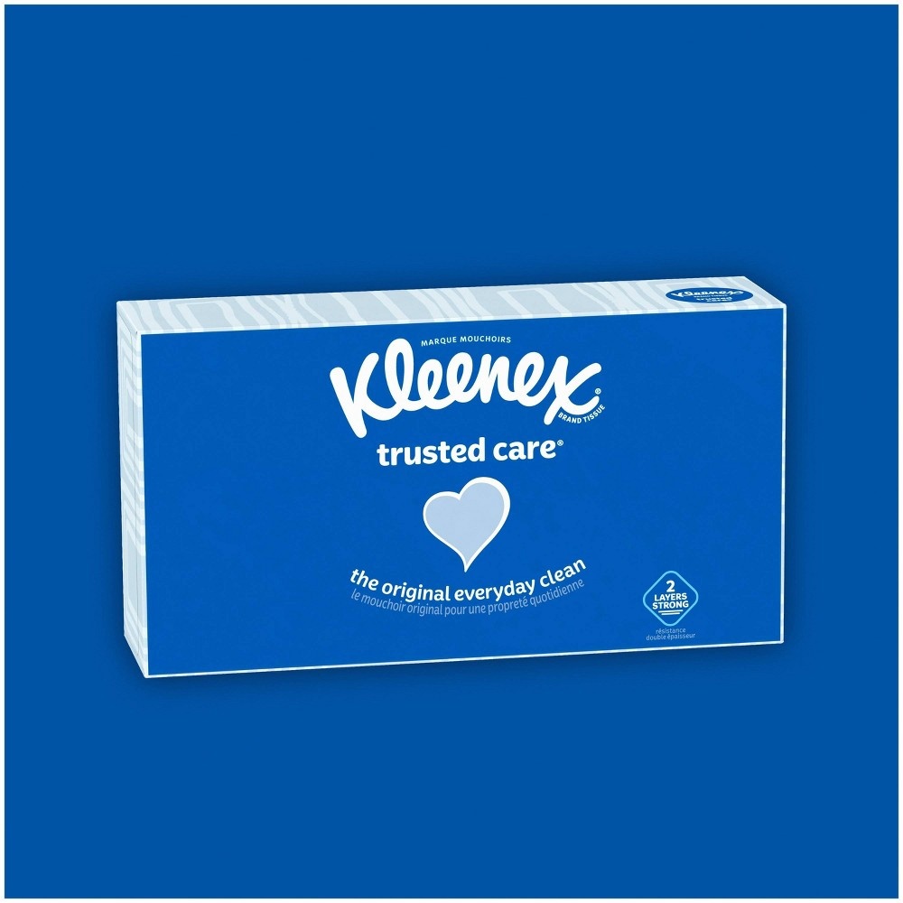 slide 8 of 10, Kleenex Trusted Care Facial Tissue, 4 ct, 190 ct