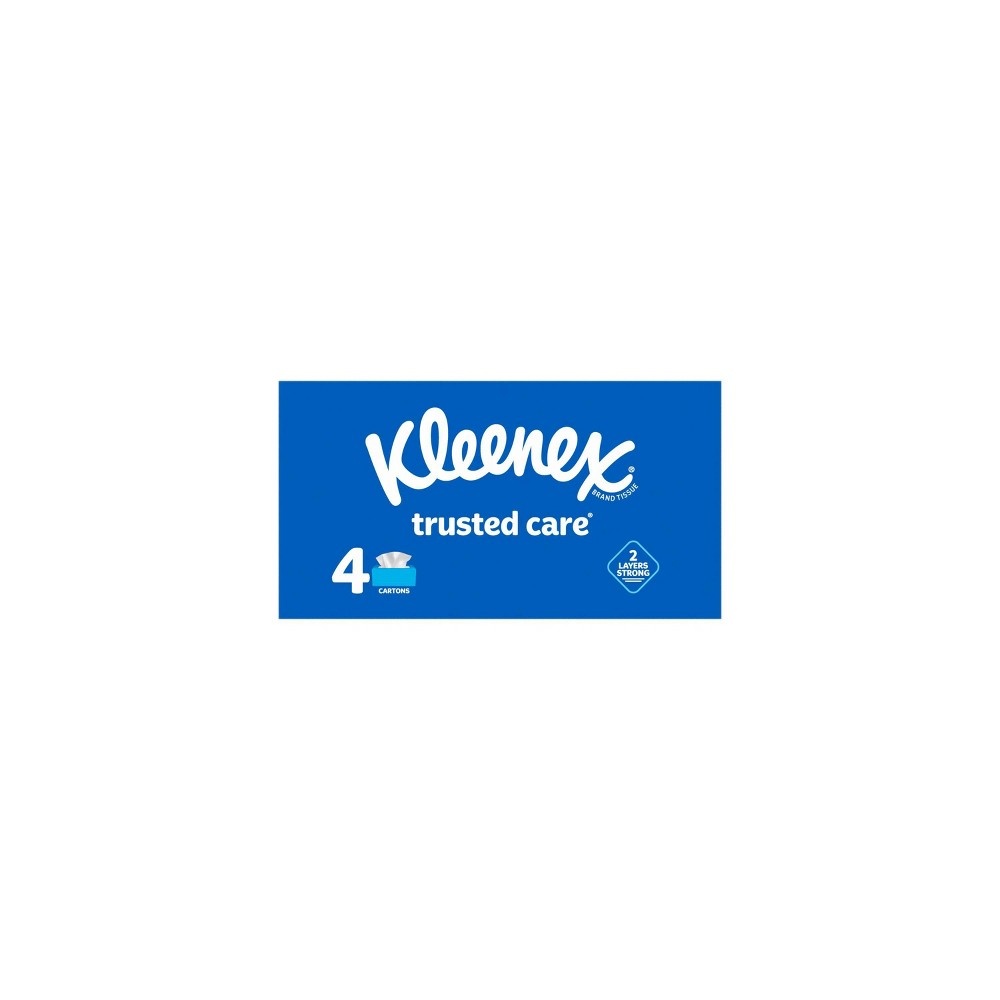 slide 6 of 10, Kleenex Trusted Care Facial Tissue, 4 ct, 190 ct