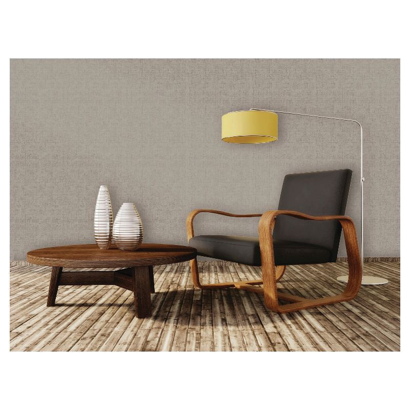 slide 4 of 9, Weave Peel & Stick Wallpaper Gray/Silver - Project 62™, 1 ct