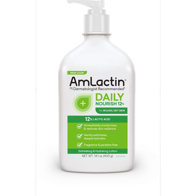 slide 1 of 1, AmLactin Alpha-Hydroxy Therapy Daily Moisturizing Body Lotion, 14.1 oz