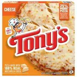 Tony's Pizzeria Style Crust Cheese Frozen Pizza - 18.9oz