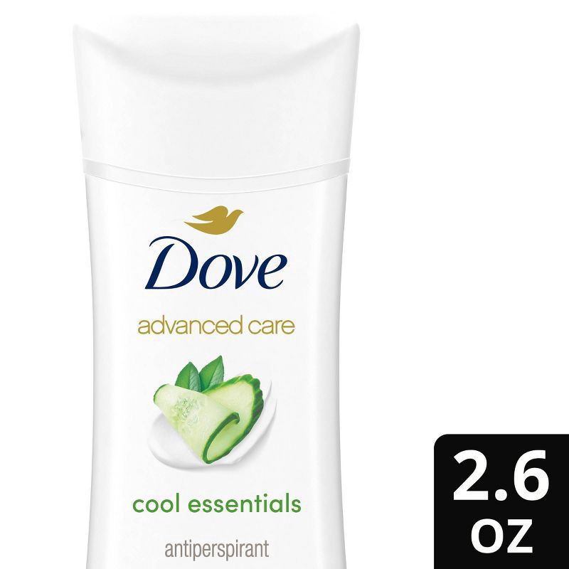 slide 1 of 12, Dove Beauty Advanced Care Cool Essentials 72-Hour Antiperspirant & Deodorant Stick - 2.6oz, 2.6 oz