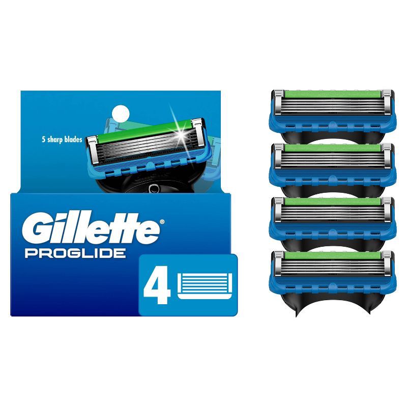 slide 1 of 9, Gillette ProGlide Men's Razor Blade Refills - 4ct, 4 ct