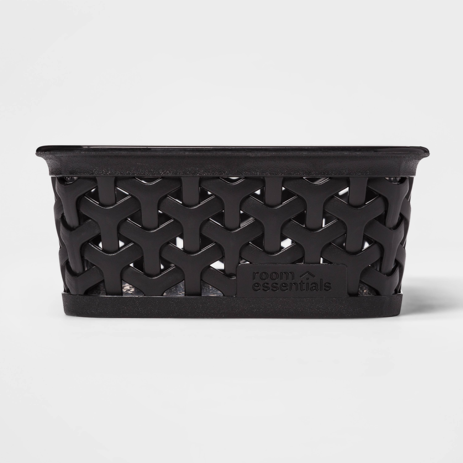 Black Y-Weave Storage Basket, Extra Small