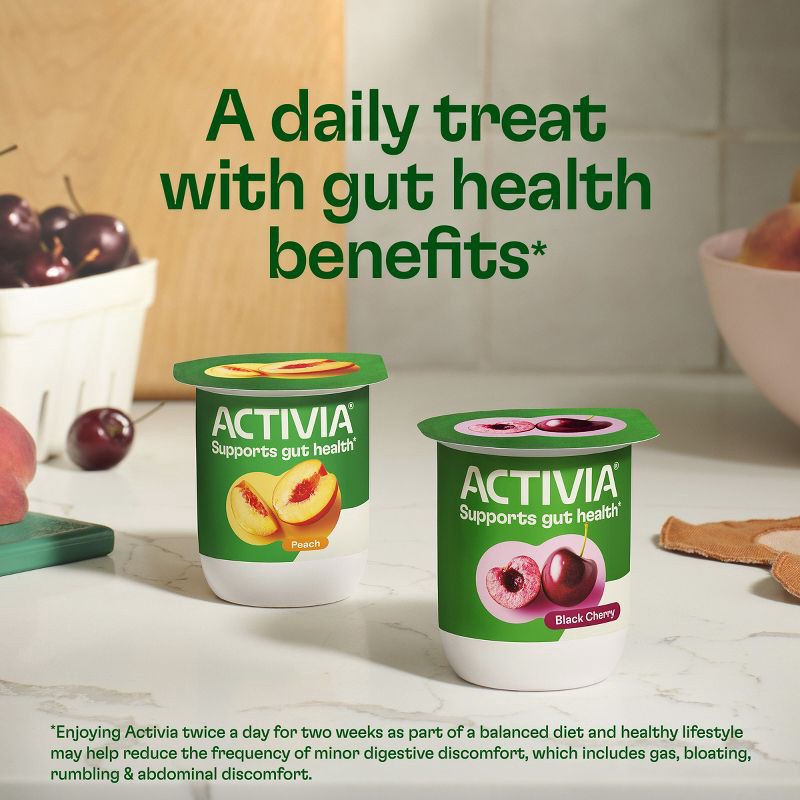 slide 5 of 12, Activia Probiotic Black Cherry & Mixed Berry Yogurt Variety Pack - 12ct/4oz Cups, 12 ct; 4 oz