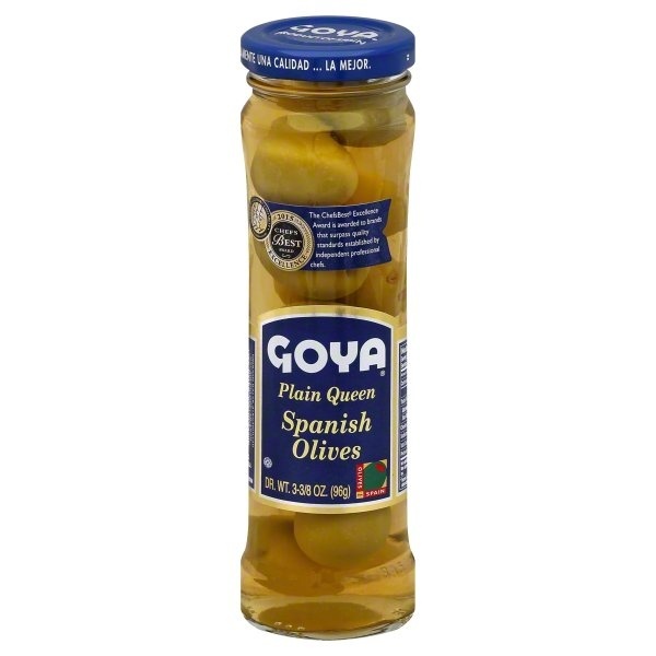 slide 1 of 2, Goya Olives 3.375 oz, 3.38 oz