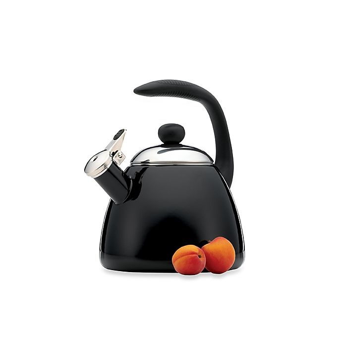 slide 1 of 1, Farberware Bella Tea Kettle - Black, 2.5 qt