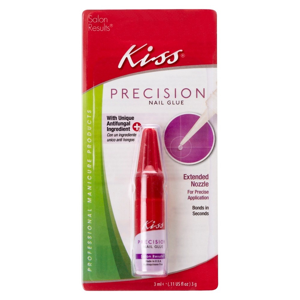 slide 2 of 7, Kiss Precision Nail Glue, 0.1 oz