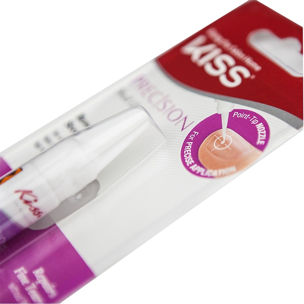 slide 4 of 7, Kiss Precision Nail Glue, 0.1 oz