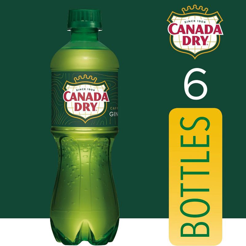 slide 4 of 11, Canada Dry Ginger Ale Soda Bottles - 6pk/16.9 fl oz, 6 ct; 16.9 fl oz
