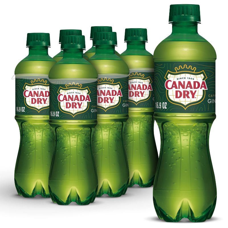 slide 1 of 13, Canada Dry Ginger Ale Soda Bottles - 6pk/16.9 fl oz, 6 ct; 16.9 fl oz