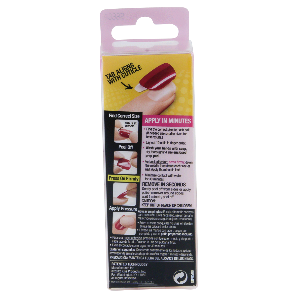 slide 3 of 5, imPRESS Ecstatic Cling Press-On Manicure, 24 ct