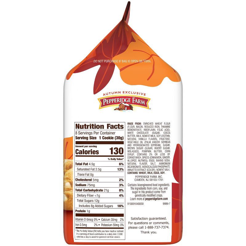 slide 4 of 7, Pepperidge Farm Pumpkin Cheesecake Soft Baked Cookies - 8.6oz, 8.6 oz