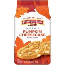 Pepperidge Farm Pumpkin Cheesecake Soft Baked Cookies - 8.6oz
