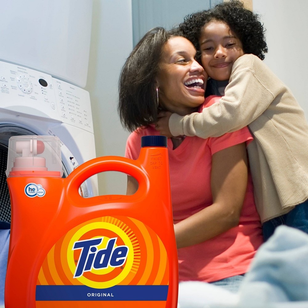 slide 6 of 8, Tide High Efficiency Liquid Laundry Detergent - Original - 138 fl oz, 1 ct