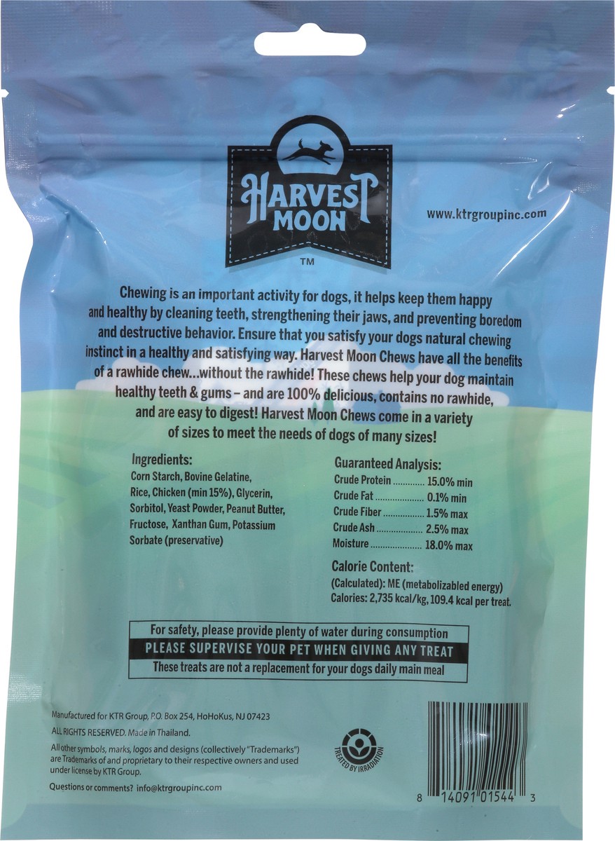 slide 9 of 15, Harvest Moon Hide Free Puffed Peanut Butter Twists Dog Treat 5 Pack 5 ea, 5 ct