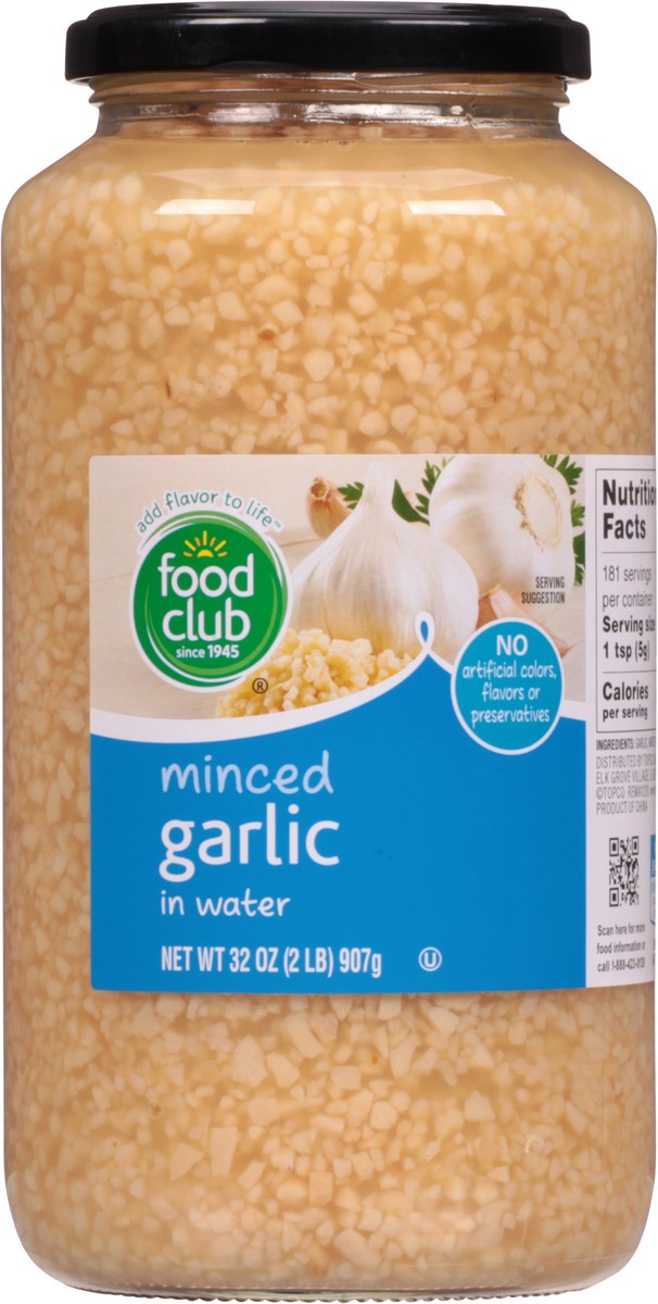 slide 3 of 9, Food Club Fclub Minced Garlic 32Oz, 32 oz