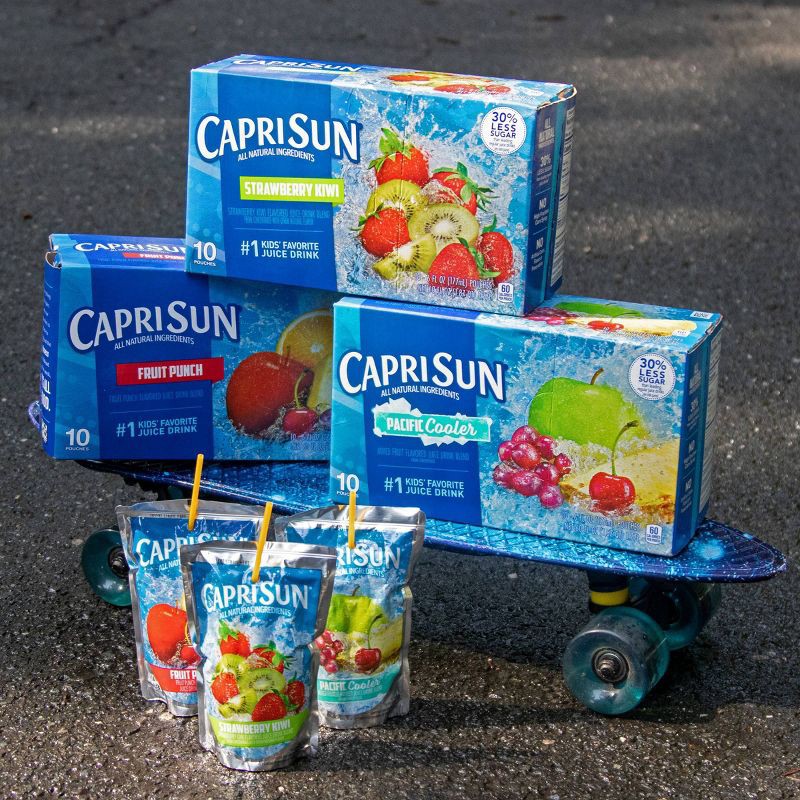 slide 15 of 15, Capri Sun Fruit Punch - 10pk/60 fl oz, 10 ct, 60 fl oz