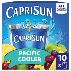 Capri Sun Pacific Cooler Mixed Fruit Juice Boxes - 10pk/6 fl oz Pouches