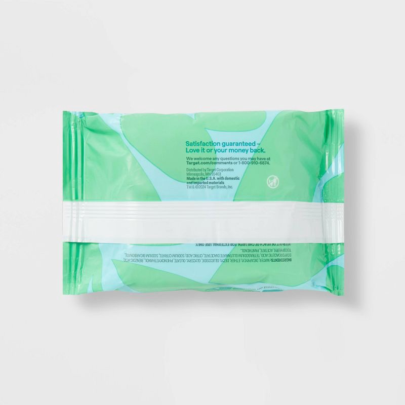 slide 4 of 7, Sensitive Ultra-Soft Makeup Remover Cleansing Towelettes - Unscented - 25ct - up&up™, 25 ct