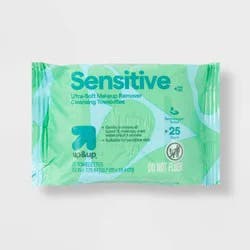 Sensitive Ultra-Soft Makeup Remover Cleansing Towelettes - Unscented - 25ct - up&up™
