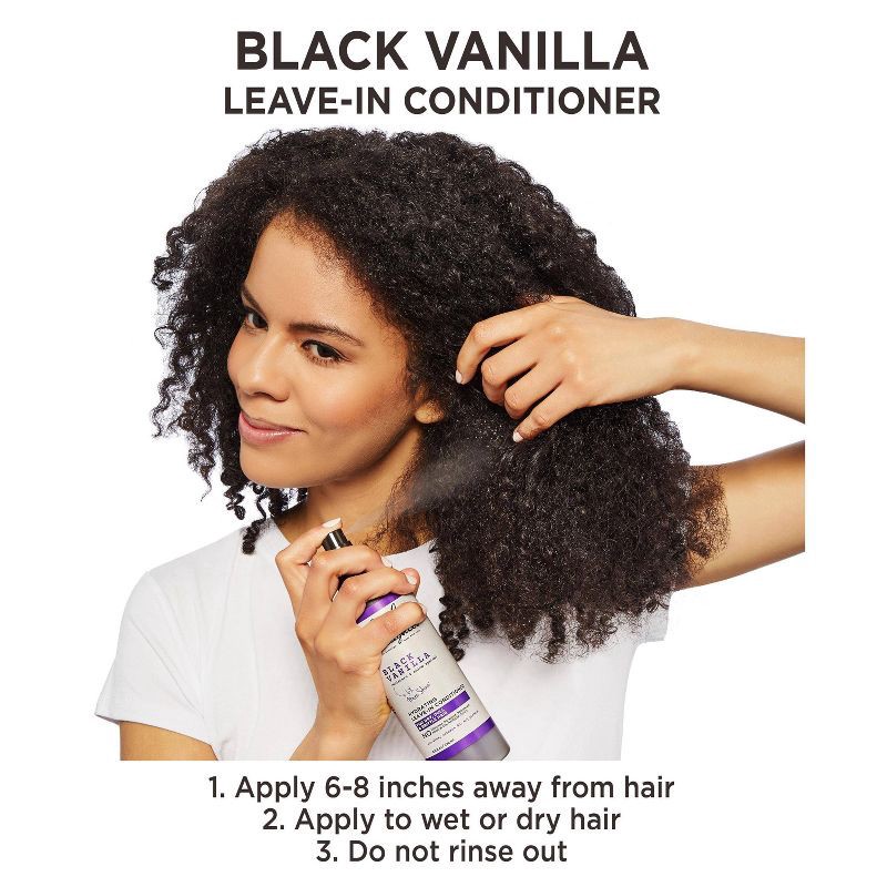 slide 3 of 6, Carol's Daughter Black Vanilla Moisture & Shine Leave In Conditioner for Dry Hair - 8 floz, 8 fl oz