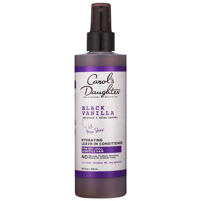 slide 1 of 6, Carol's Daughter Black Vanilla Moisture & Shine Leave In Conditioner for Dry Hair - 8 floz, 8 fl oz