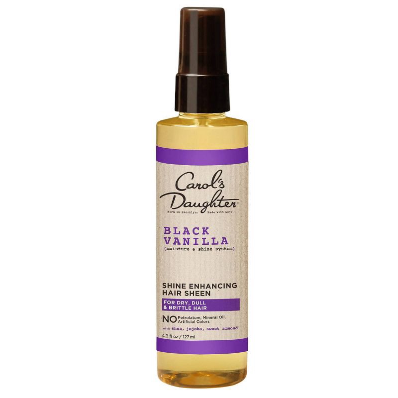 slide 1 of 8, Carol's Daughter Black Vanilla Moisture & Shine Hair Sheen with Shea Butter for Dry Hair - 4.3 fl oz, 4.3 fl oz