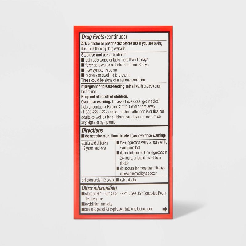 slide 3 of 5, Acetaminophen Extra Strength Pain Reliever + Fever Reducer Quick Release Gelcaps - 50ct - up&up™, 50 ct