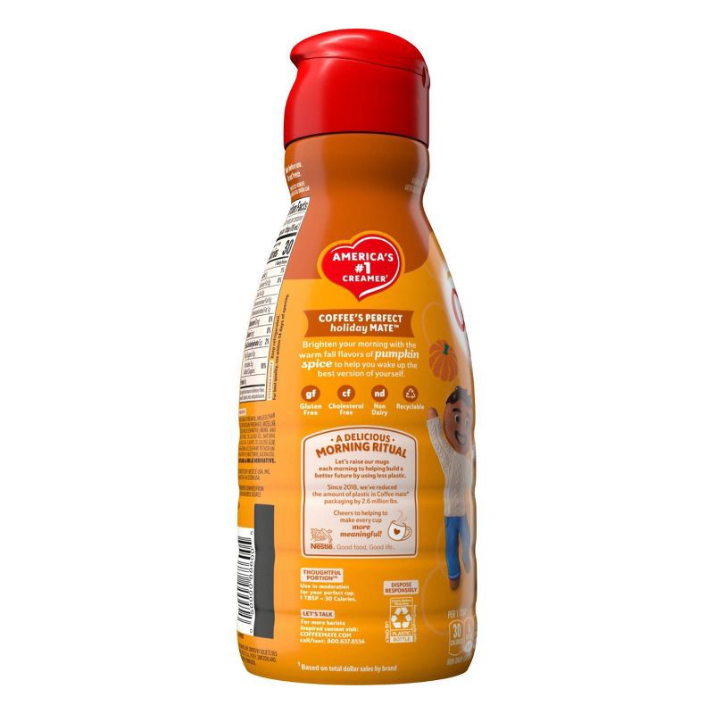 slide 10 of 10, Coffee mate Pumpkin Spice Coffee Creamer - 1qt, 1 qt