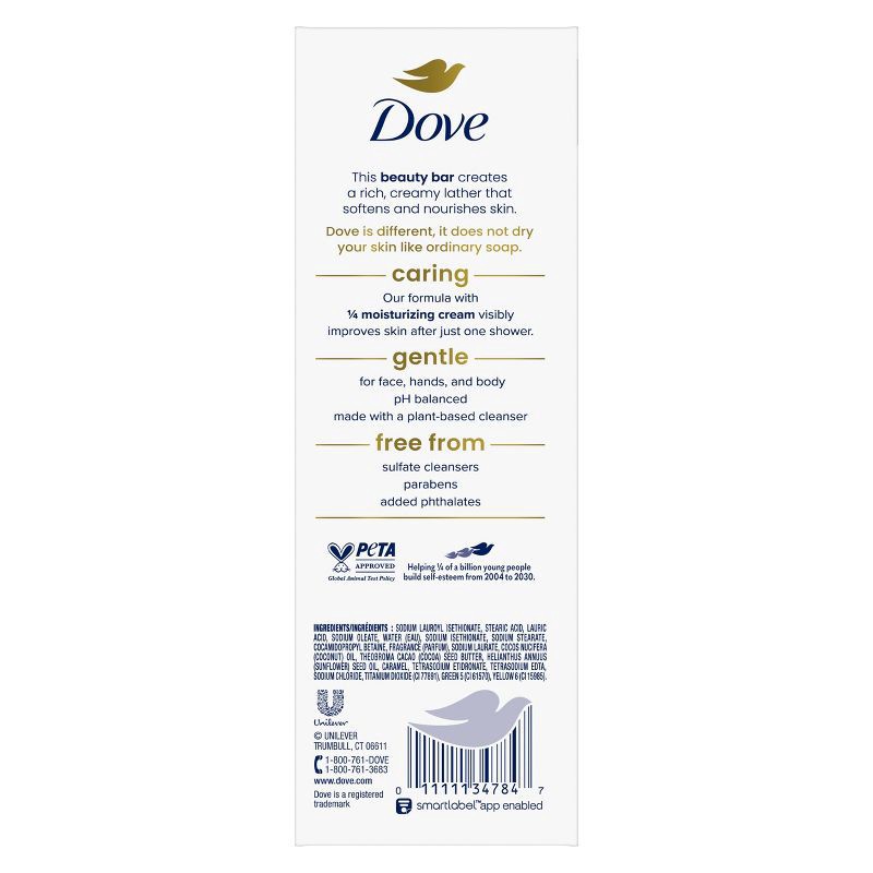 slide 3 of 12, Dove Beauty Restoring Coconut & Cocoa Butter Beauty Bar Soap – 8pk/3.75oz, 30 oz