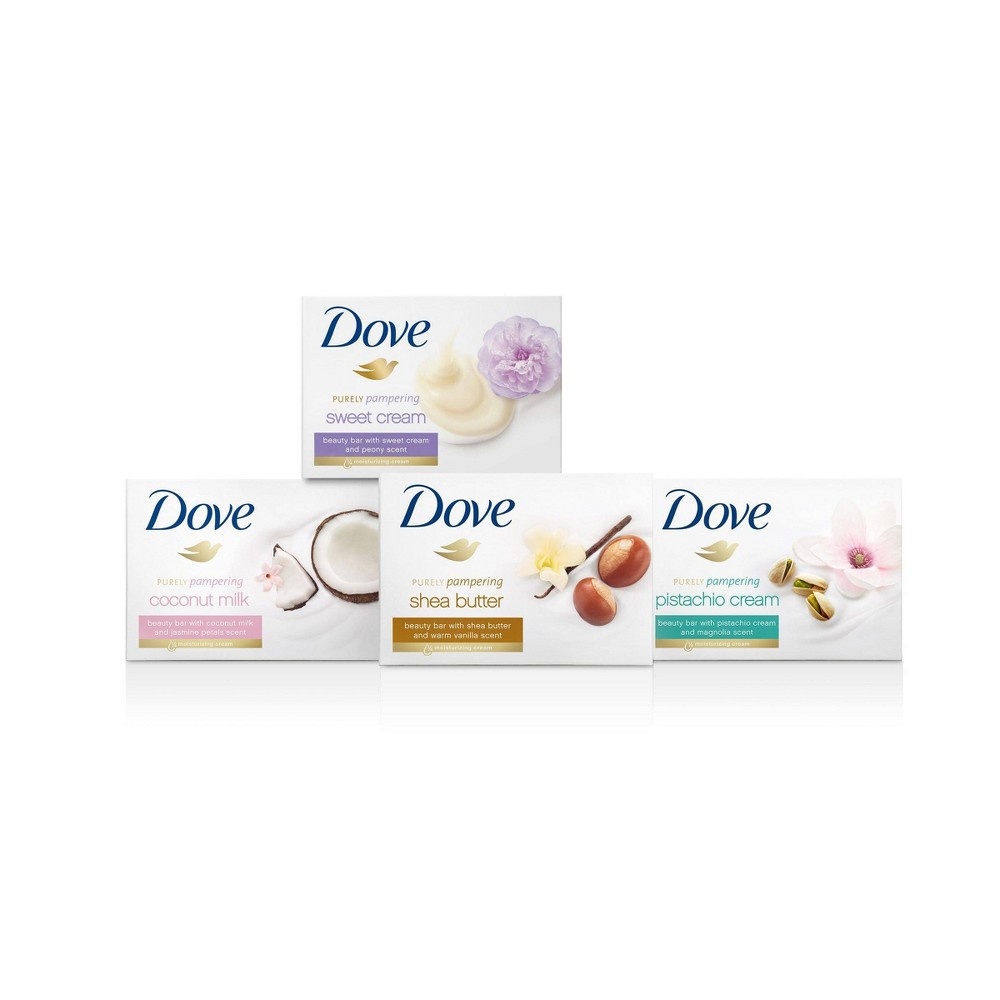 Dove Beauty Dove Purely Pampering Coconut Milk Beauty Bar Soap 8 Ct 375 Oz Shipt 0817