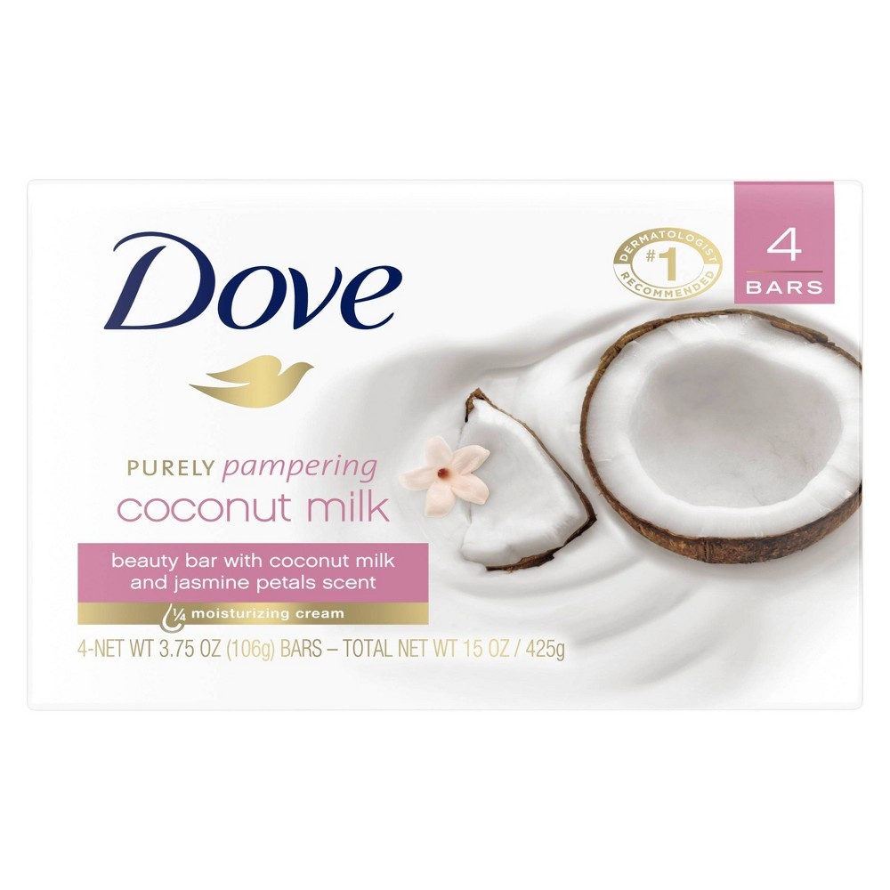 dove purely pampering coconut milk beauty bar