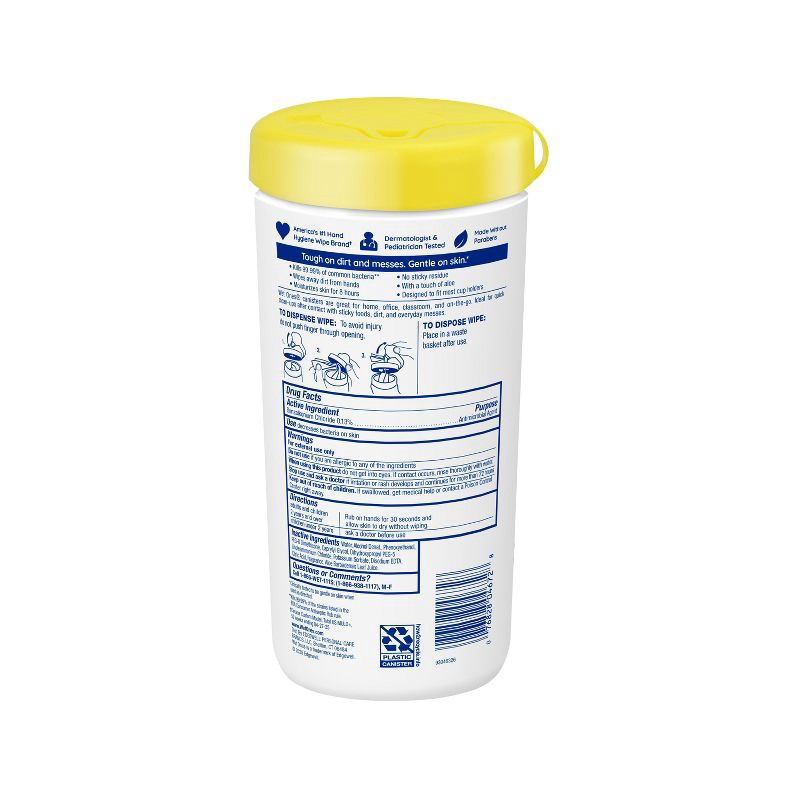 slide 2 of 8, Wet Ones Antibacterial Hand Wipes Canister - Tropical Splash - 40ct, 40 ct