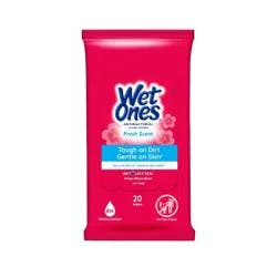 Wet Ones Antibacterial Hand Wipes Travel Pack - Fresh - 20ct