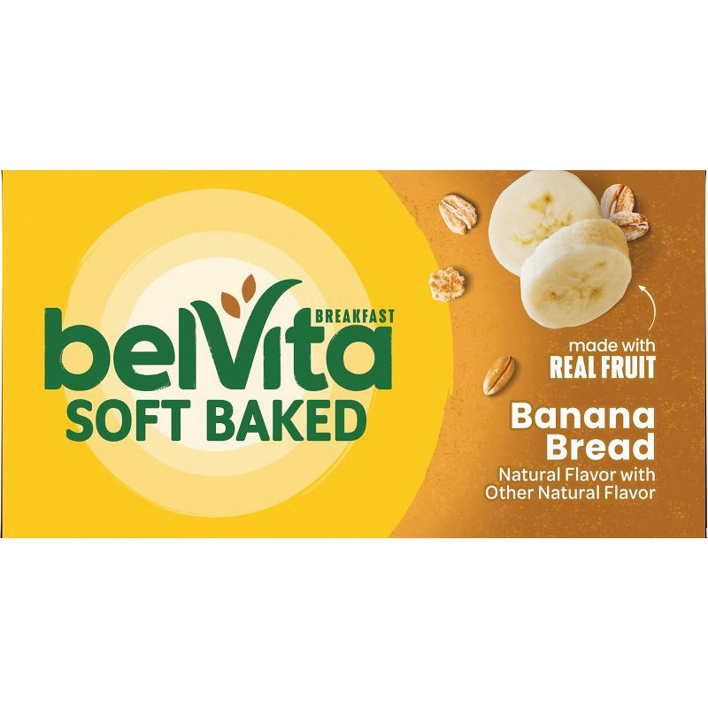 slide 13 of 14, BelVita Soft Baked Banana Bread Breakfast Bars - 8.8oz/5ct, 5 ct; 8.8 oz