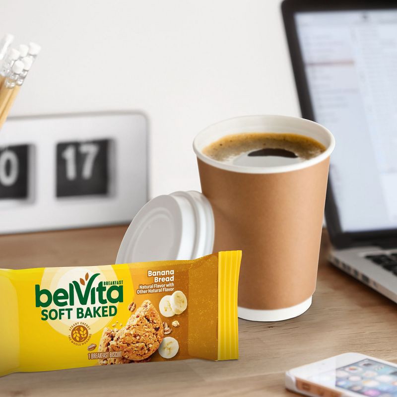 slide 5 of 14, BelVita Soft Baked Banana Bread Breakfast Bars - 8.8oz/5ct, 5 ct; 8.8 oz