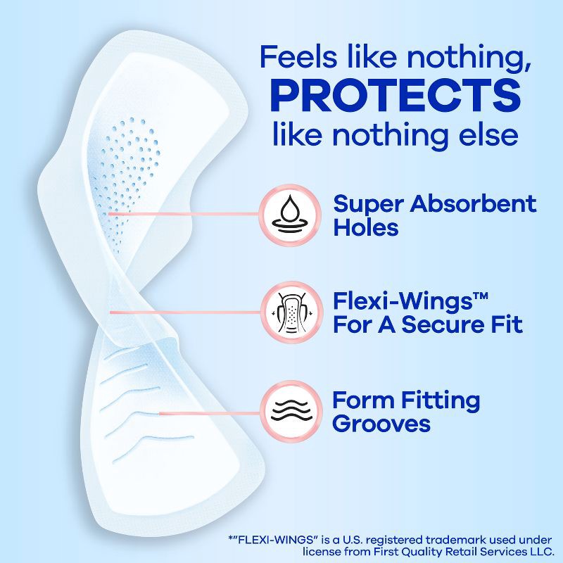 slide 2 of 11, Always Infinity Super Absorbency Avec Flex Foam Pads - Unscented - Size 2 - 46ct, 2 x 46 ct