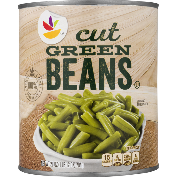 slide 1 of 1, GIANT Cut Green Beans, 29 oz
