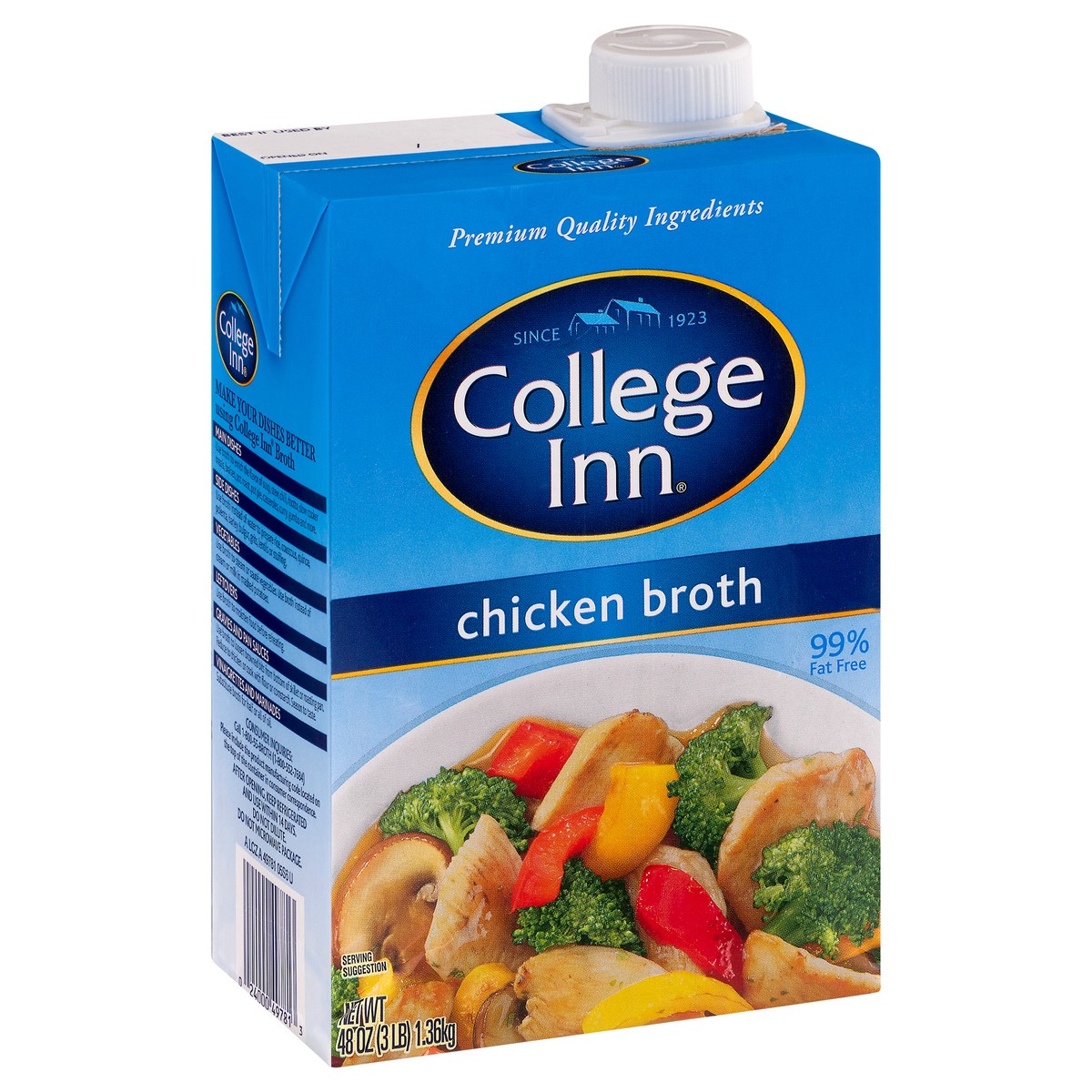 slide 5 of 11, College Inn 99% Fat Free Chicken Stock, 48 oz