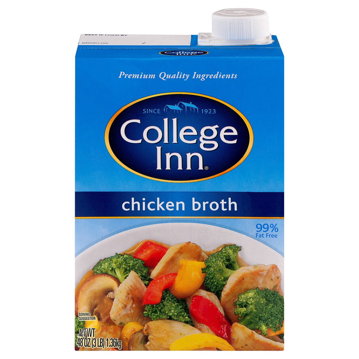 slide 2 of 11, College Inn 99% Fat Free Chicken Stock, 48 oz