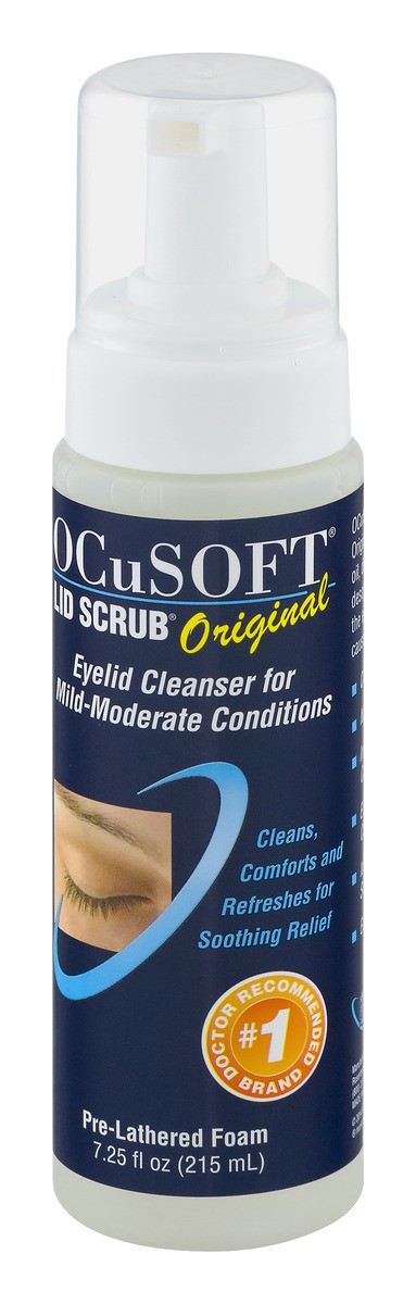 slide 4 of 9, OCuSOFT Lid Scrub Foam, 7.25 oz